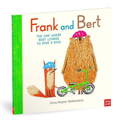 英文原版Frank and Bert #2: The One Where Bert Learns to Ride a Bike弗兰克和伯特2伯特学骑车狐狸和熊的搞笑冒险趣味绘本