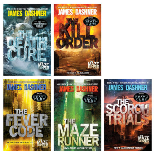 英文原版移动迷宫1 2 3 4 5The Maze Runner奔跑者The Scorch Trials焦土审判The Death Cure/The Kill Order/The Fever Code平装