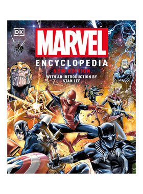 精装英文原版绘本DK Marvel Encyclopedia New Edition DK漫威百科全书 漫威超级英雄百科全书影视娱乐 人物百科设定 14岁