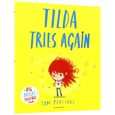 英文原版绘本Tilda Tries Again蒂尔达再次尝试 3-5岁低幼儿童英语启蒙认知绘本 亲子互动共读早教书 儿童情绪管理启蒙绘本