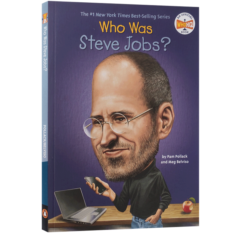 英文原版谁是乔布斯史蒂夫？Who Was Steve Jobs? Who Was/Is系列世界名人传记青少年英语课外阅读小说人文传记Penguin出版