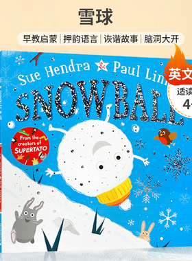 英文原版绘本 Snowball 雪球 Sue Hendra 土豆超人作者绘本 4-8岁儿童英语启蒙认知趣味故事图画书 激发孩子想象力 亲子共读早教书