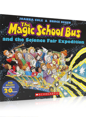 英文原版The Magic School Bus and the Science Fair Expedition神奇校车系列:科学探险学乐英语儿童分级读物科普正版进口