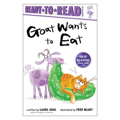 英文原版Ready-to-Read Ready-to-Go: Goat Wants to Eat 齐齐学会读准备读：山羊想吃 趣味分级读物全彩插图4-8岁