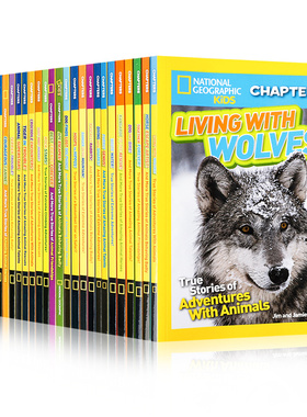 英文原版进口National Geographic Kids Chapters美国国家地理初级系列28本 儿童英语课外阅读读物少儿科普百科全书平装图鉴图画书