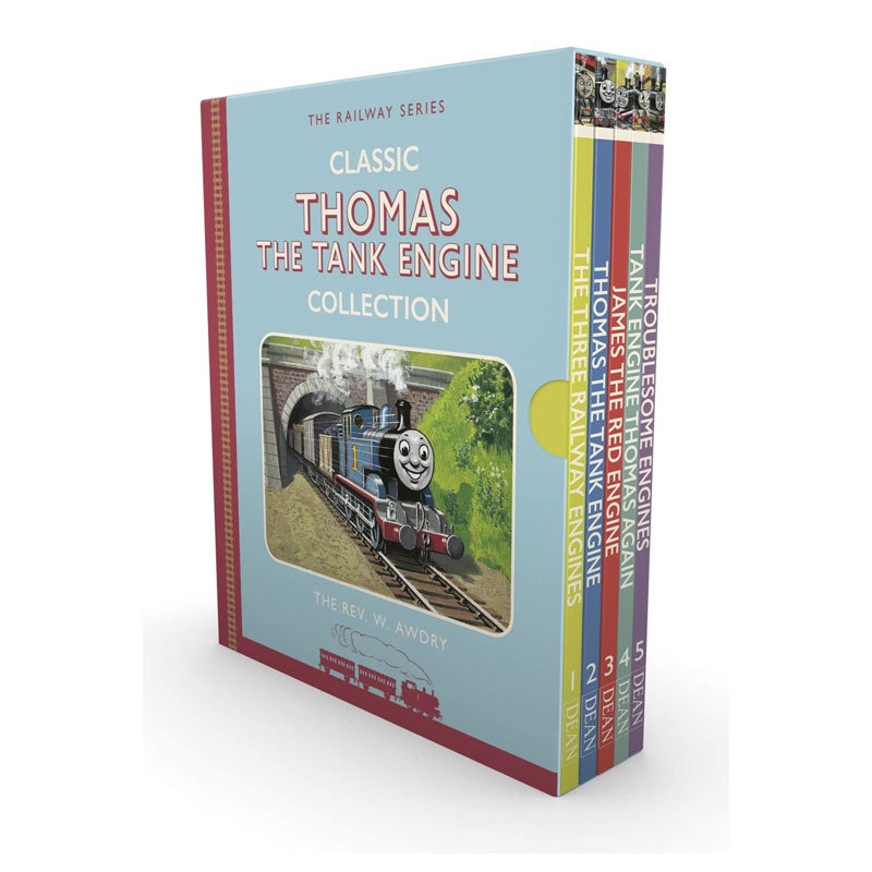 预售英文原版 Thomas the Tank Engine Collection 托马斯和朋友经典故事5册套装 儿童阅读英语故事绘本 小火车托马斯冒险故事