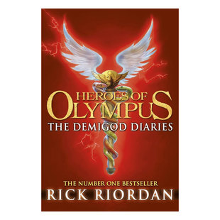 预售英文原版Heroes Of Olympus The Demigod Diaries混血营英雄奥林匹斯英雄半神外传奇幻小说 希腊神话 冒险故事精装