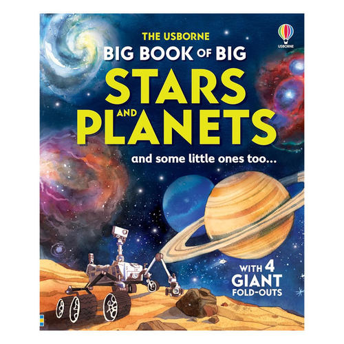 预售英文原版Big Book of Big Stars and Planets尤斯伯恩大书 恒星与行星双面超长拉页折叠科普书精装steam读物科普百科8-12岁