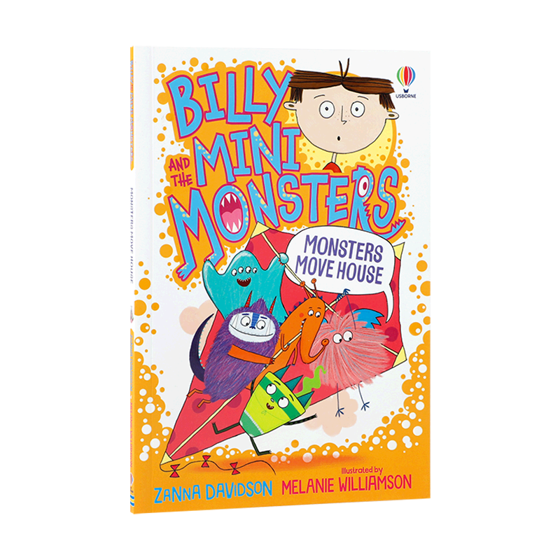 Usborne比利和迷你怪兽们#6英文原版小说Billy and the Mini Monsters: Monsters Move House怪物搬家儿童英语课外阅读冒险故事