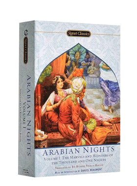 世界经典文学英文原版Arabian Nights Volume I 一千零一夜(上)天方夜谭故事成人儿童故事书传奇的阿拉伯神话平装小说原著