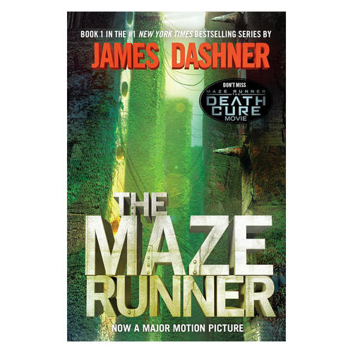 预售英文进口原版 The Maze Runner 1 移动迷宫1：迷宫奔跑者 科幻冒险故事小说 末世反乌托邦科幻冒险故事 平装 14岁+