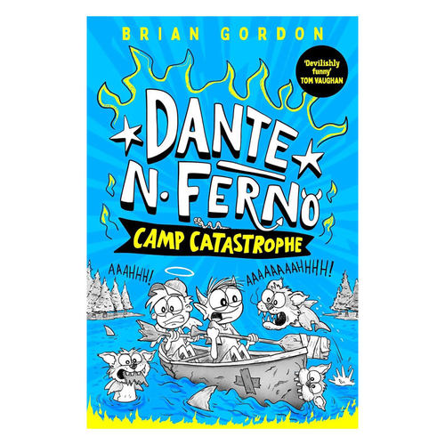 预售英文原版Dante N. Ferno #2: Camp Catastrophe但丁·N·费尔诺2 灾难营地搞笑黑白插画冒险故事平装桥梁/章节书8-12岁