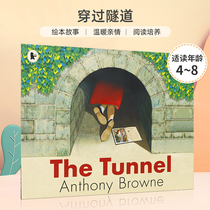 预售2023年新品英文原版 The Tunnel 穿过隧道 Walker Books出版 2-4-8岁宝宝儿童亲子互动情绪培养图画绘本 亲情故事书籍
