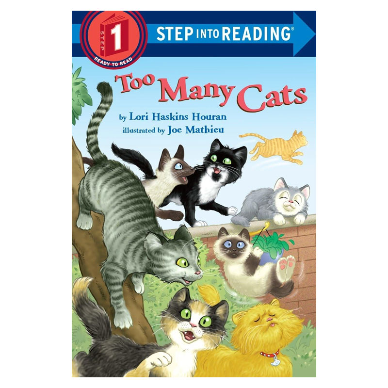 英文原版绘本 SIR1 Too Many Cats 好多好多猫 美国企鹅兰登经典分级读物 阅读启蒙 动物故事 全彩插图动物主题 4-8岁