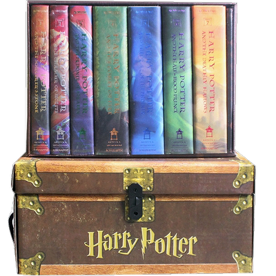 新版附神秘礼物哈利波特1-7全套精装豪华珍藏版纪念版Harry Potter正版英文原版小说J.K.罗琳故事章节书收典藏版老版旧版