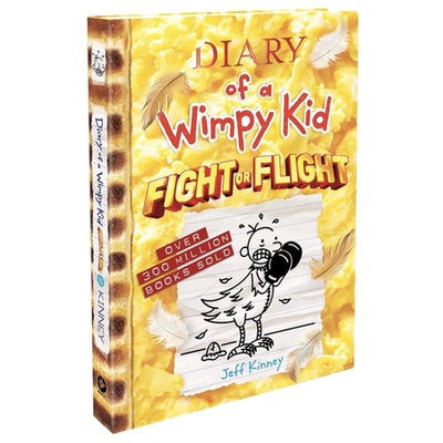 【10月全球同步首发】小屁孩的日记#21精装英文原版Diary of a wimpy kid：Fight or Flight漫画桥梁章节书课外Jeff Kinney