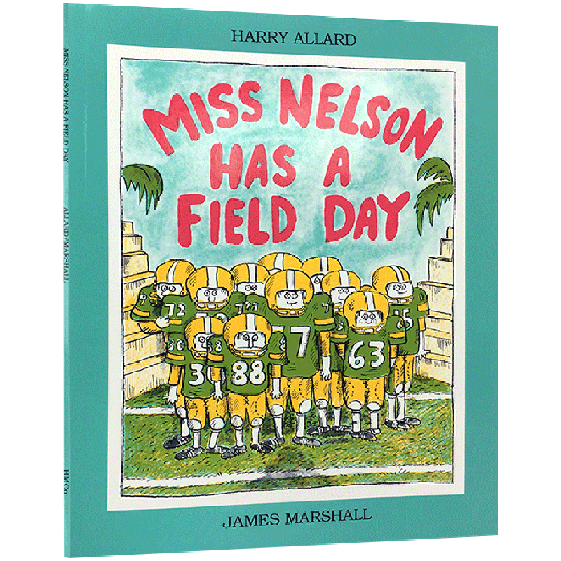 【送音频】英文原版绘本 Miss Nelson Has a Field Day 尼尔森老师球赛的一天 汪培珽第五阶段菜单推荐3-6岁儿童图画故事书