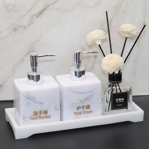 酒店样板房用品北欧风洗手液瓶