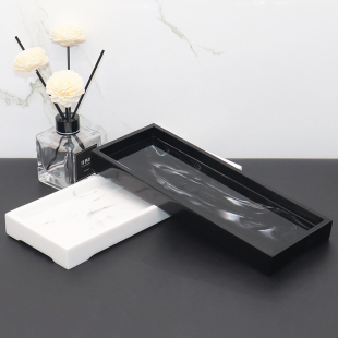 酒店洗手液瓶托盘卫浴托盘卫生间套件浴室洗漱用品托盘样板房摆件