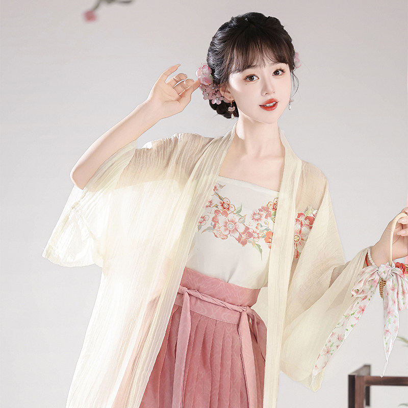 原创宋制汉服女2026新款长干寺夏