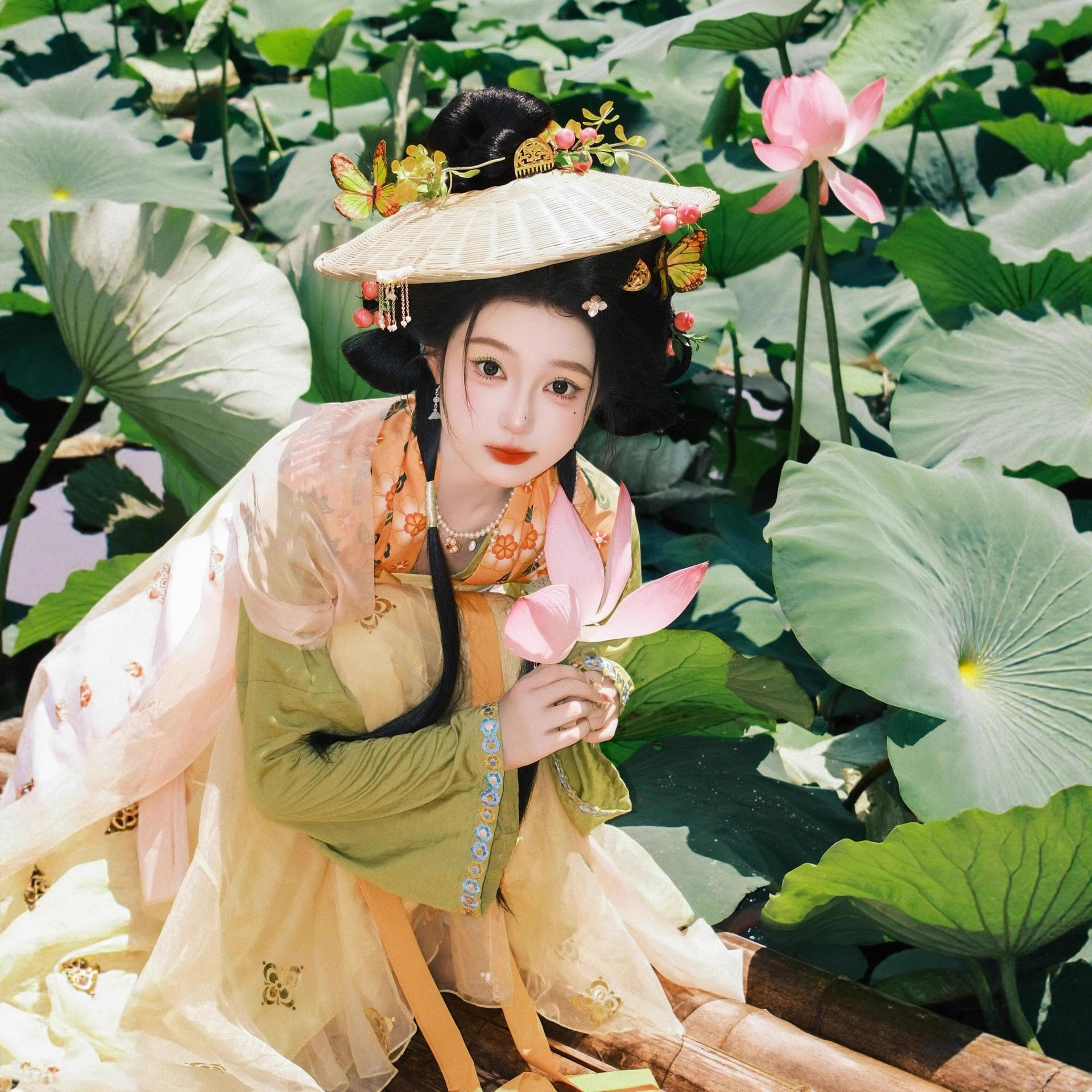 原创汉服女古装超仙唐制齐胸襦裙