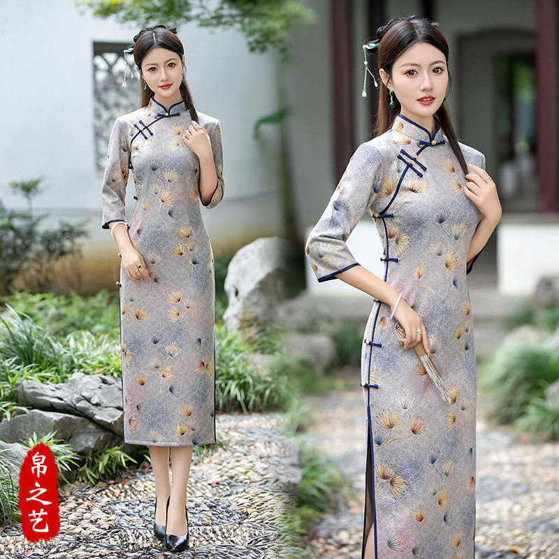 新中式复古旗袍女2026新款秋季