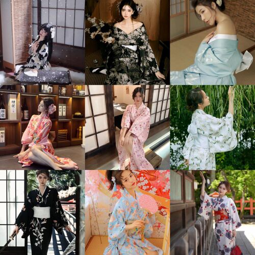 新款日本和服女改良日式浴衣正装