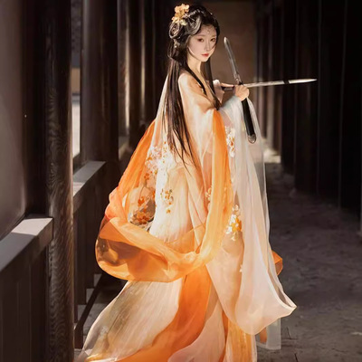 原创汉服女玉人歌唐制刺绣齐胸