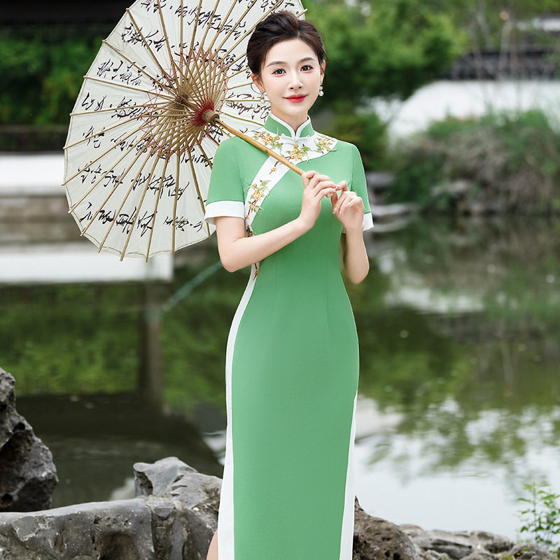走秀旗袍2026新款模特演出舞蹈服