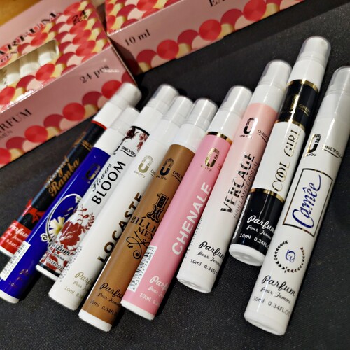 高级香 外贸便携清新持久口袋香水10ML（有喷头）