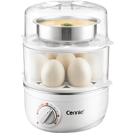 定时蒸蛋器家用煮蛋多功能大号容量自动断电迷你烝炖鸡蛋小型1人2