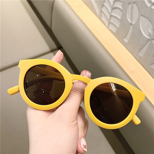 韩版 搞怪可爱糖果色墨镜街拍旅游生日眼镜复古网红小红书太阳眼镜