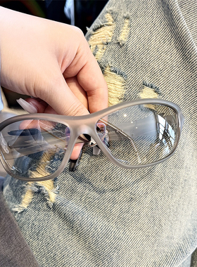 Y2K一体式粗边墨镜甜酷辣妹