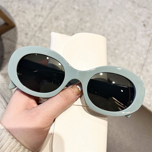 isn韩版墨镜凹造型街拍复古个性大脸时尚太阳眼镜女男潮女酷摩登