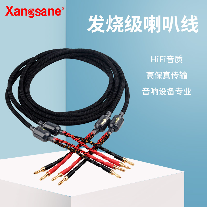 进口古董西电发烧喇叭线音箱线HiFi功放胆机连接线纯铜音响线特价