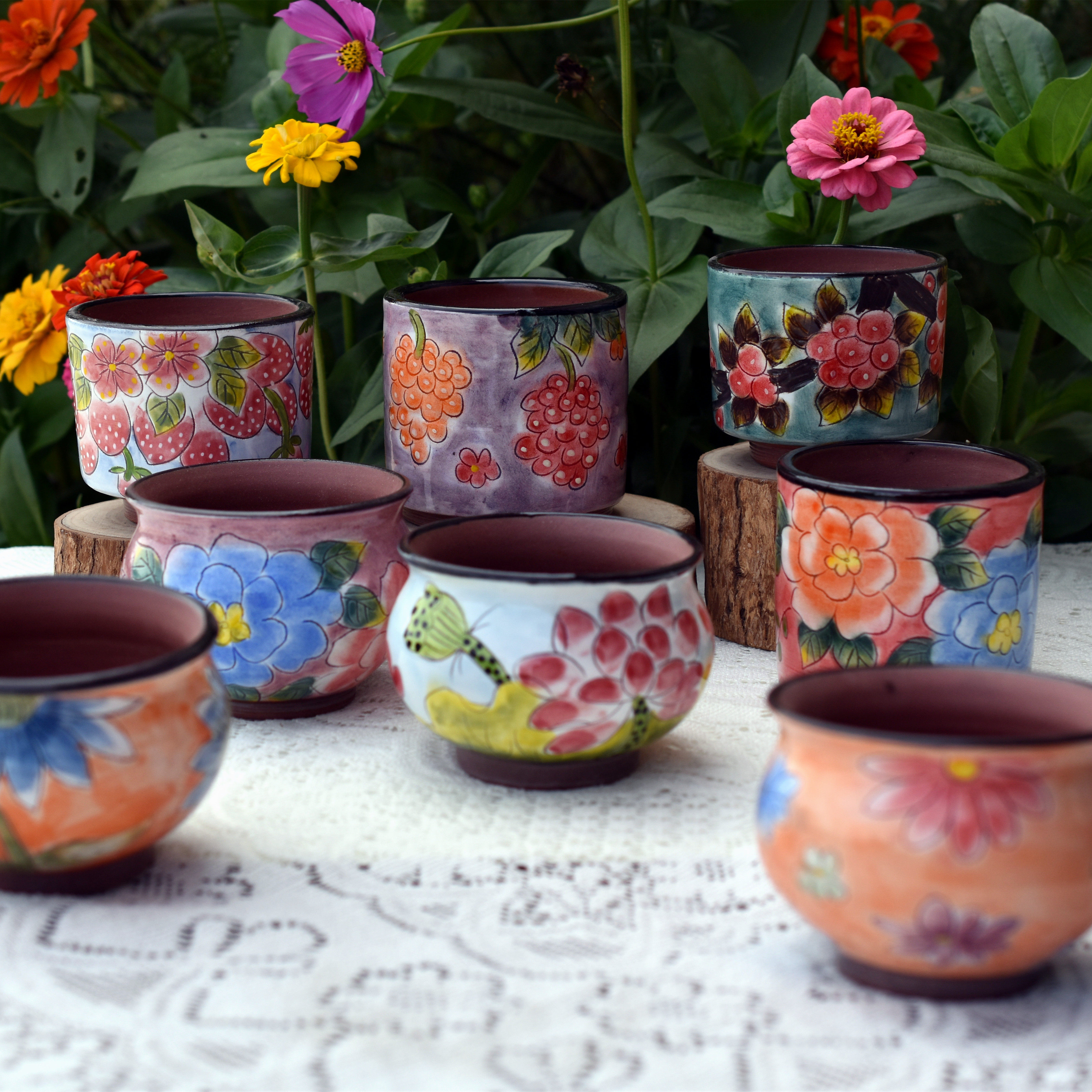 景德镇精品敞口复古花卉卡通麦秆女王透气PP控养多型手绘多肉花盆,鲜花速递/花卉仿真/绿植园艺,花盆,淘宝优惠券,粉丝福利购,淘宝优惠卷