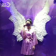 Ngày đặc biệt của trẻ em Đôi cánh thiên thần Màu sắc Trang trí tùy chọn Lông vũ Wings Studio Nhiếp ảnh Đạo cụ - Sản phẩm Đảng / Magic / Hiệu suất trang phục hóa trang halloween