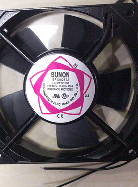 轴流风机SF12025AT P/N220V2122HBT120*120*25 220V0.01A散热轴承