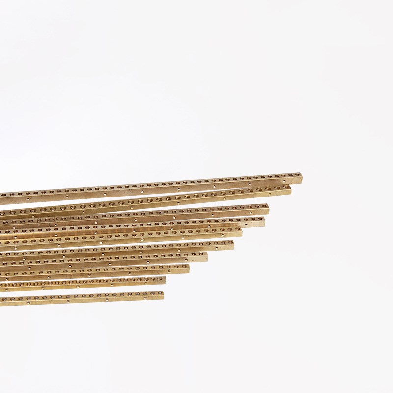 黄铜铜排1米 零地排接零接地一米铜条 铜接线端子非标订做接地排