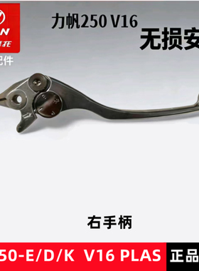 力帆V16右手柄LF250-KLF250-E D H前制动手柄小把摩托车原厂配件