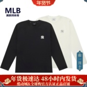 T恤 MLB正品 25年夏秋男女情侣防晒纯色潮流运动休闲长袖 3ATSB0154