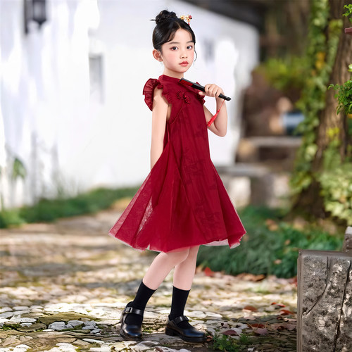 【爆款热销】女童连衣裙男童唐装