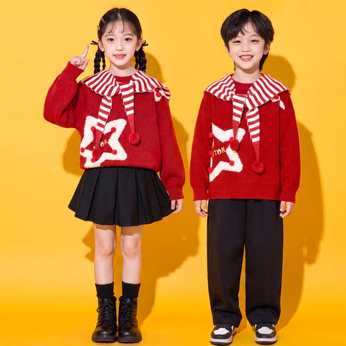 小学生运动会啦啦队演出服套装