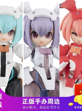 【现货】DTA desktop army 桌面部队F-606s兔子姐妹拼装模型绿紫