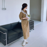 【大货】牛仔连衣裙送披肩＋腰带2C055-5003-P160控238，女装连衣裙，2C055