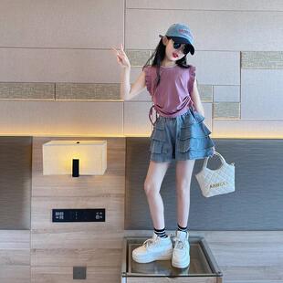 女童夏装套装2026新款儿童洋气裙子夏季女孩大童炸街童装连衣裙夏