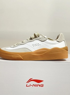 李宁 Skategeneral 耐磨透气 低帮板鞋女款 白灰吊牌价699AEPSA50