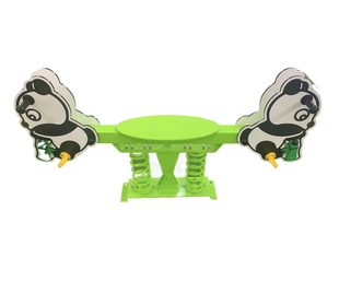 新款PE板儿童跷跷板幼儿园宝宝塑料跷跨板公园小区户外弹簧跷跷板