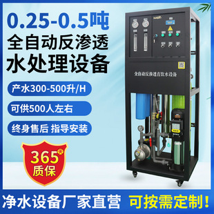 大流量全自动商用净水设备0.25T0.5T每小时适用餐饮生活区加工厂