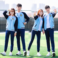 Школьная форма 班服秋季套装初高中学生英伦学院风校服韩版运动会开幕式棒球服装